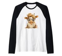 Livre Ouvert bébé Vache Lecture Animal Amant Graphique Veau Rond Manche Raglan