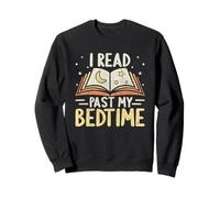 Livre Ouvert « I Read Past My Bedtime Moon Stars » Sweatshirt