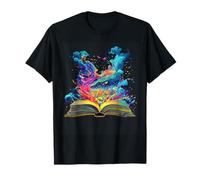 Livre Ouvert Magique Fantaisie T-Shirt
