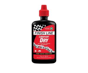 Livré par 12 lubrifiants Finish Line DRY 4oz Noir 120 ml