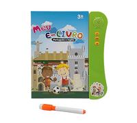 Livre Parlant Anglais pour Enfant - Tapis d'apprentissage activé par Le Toucher avec Reconnaissance sonore, Jouet de Lecture de Mots pour Construire Le vocabulaire des Tout-Petits, améliore l'écoute