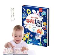 Livre Parlant Chinois - Lecteur Éducatif Immersif, Pages D'histoire Pictographiques | Livre Audio Parlant avec Lecture De Points Et Assistance Vocale pour, Apprentissage De La Langue Chinoise,