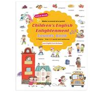 Livre Parlant interactif d'apprentissage de l'anglais - Jouet de Lecture éducatif avec Plus de 500 Mots, Livre sonore Audio pour la Maternelle et la Maternelle, Jeu d'alphabétisation précoce