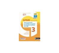 Livre pédagogique Nathan Technique Domaine d'activités 3 Gérer le personnel BTS GPME 2e année Broché 224 pages Jaune/Orange