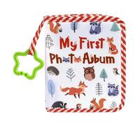 Livre Photo En Tissu Doux, Album En Tissu Pour Bébé, Livre Photo Renard Hibou Hérisson, Premier Album Photo Pour Bébé