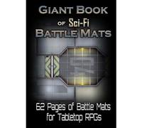 Livre plateau de jeu : Giant Book of Sci-Fi Battle Mats (A3)