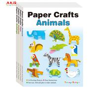 Livre Pliable 3d En Papier Pour Enfants, 62 Pièces, Artisanat Pour Bébés De 3 À 6 Ans, Origami Fait À La Main, Produits Éducatifs En Anglais, Jouet Montessori