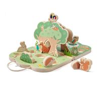 Livre pop-up forêt en bois