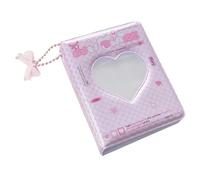 Livre Porte-cartes Photo, Binder Porte-cartes Photo Mignon, 40 Pochettes Love Hollow Idol Card Collector, Classeur Photo Tendance Résistant À L'eau pour Cartes de, Album Photo Léger pour Photos