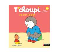 Livre pour enfants - Nathan - T'CHOUPI va sur le pot - 2 à 4 ans - Version audio disponible - Coins arrondis