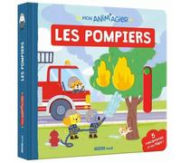 Livre pour les pompiers - AUZOU - Mécanismes simples et amusants - Blanc - Pour enfant de 3 ans et plus