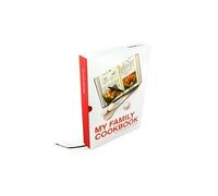 Livre pour Mes recettes rouge 216 pages - 16 x 22 x 3 cm