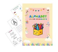 Livre pour tracer l'alphabet - Cahier d'exercices avec lettres réutilisable de 9 x 7 pouces | Papier d'apprentissage préscolaire effaçable à sec | Outil éducatif pour écrire un homme