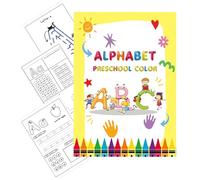 Livre pour tracer l'alphabet - Cahier d'exercices avec lettres réutilisable de 9 x 7 pouces | Papier d'apprentissage préscolaire effaçable à sec | Outil éducatif pour écrire un homme