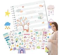 Livre « Premières étapes », livre « Premières années pour » | Livre de jalons pour la première année, livre de souvenirs | Journal d'événement Timeless Journal Scrapbook Accessoires simples