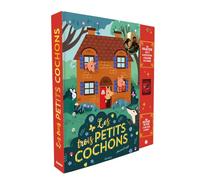 Amanda Enright – Les trois petits cochons – Avec projecteur et 9 illustrations – Cartonné