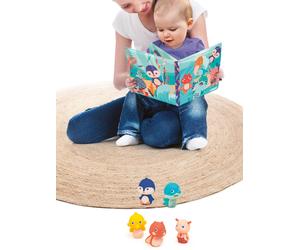 Livre Pupets Mer - bleu TU