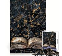 Livre Puzzle Adultes 1000 Pièces Stimulation Cognitive Apaisant Ludique Cadeau de Noël Solid Lock (38X26CM)
