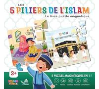 Livre Puzzle Magnétique : Les 5 Piliers de l'Islam (5 Puzzles Magnétiques en 1)