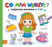 Livre Qu'est-ce que je dois porter ? Livre d'habillage à partir de 3 ans - autocollants, pages à colorier, poupées en papier