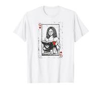 Livre Reine de Coeur Lecture Femme Noire T-Shirt