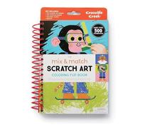 Livre scratch art - mix and match - animaux