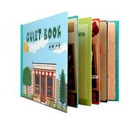 Livre sensoriel Bebe interactif 3D,Jouet De Puzzle De Trafic,Animal,nombres,végétale Enfants éducation précoce Autocollant Livre Enfants Puzzle Cadeaux pour Bébé cognition des plantes