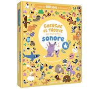 Marta Sorte – Cherche et trouve des tout-petits sonore : Les animaux – Près de 100 sons – Livre-jeu