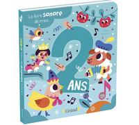 Livre sonore de mes 2 ans - Grund - Livre sonore avec 6 puces - Comptines et chansons traditionnelles