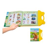 Livre Sonore Des Mots Anglais - Jouet Éducatif Parlant Russe Pour Enfants | Livre Vocal Interactif Pour L'apprentissage Précoce Pour La Maternelle, L'éducation Domiciliaire, Voyage Et L