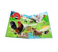 Livre sonore parlant - Rechargeable sensible au toucher, livre pour avec des sons réels | interactif éducatif pour garçons et filles, maison, école, voiture, voyage, maternelle