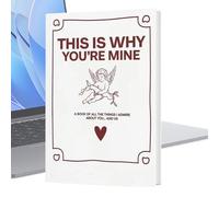 Livre souvenir relationnel - 21 x 27 cm - Cahier d'activités - Pages en papier cartonné, guide interactif pour couple avec exercices réfléchis | Idéal pour petit ami, petite amie, femme