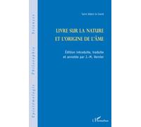 Livre Sur La Nature Et L'origine De L'âme