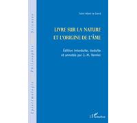 Jean‑Marie Vernier – Livre sur la nature et l'origine de l'âme – Éd. introd., trad. et annot.