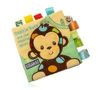Livre Tissu Bébé Eveil 0 3 Mois Jouet Suspendre, Jouet Educatif Enfant Idée Cadeau Dès la Naissance, pour Bébé 0-3 6 Mois Livre Doux Froissé avec des Animaux Cadeau de Naissance pour Tout-Petit