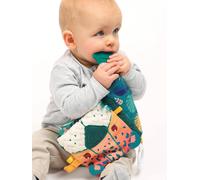 Ludi – Livre d'éveil tissu Jungle – 7 activités sensorielles, dès 3 mois