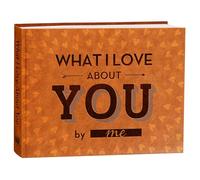 Livre « What I Love about You » - Livre à remplir pour homme, petit ami, femme, petite amie, mari, épouse, lui, elle - Cadeaux de couple pour anniversaire, Noël et plus encore