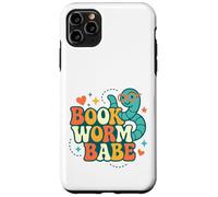 Livre Worm Babe Cute Reader Back to School Love Vintage Coque pour iPhone 11 Pro Max