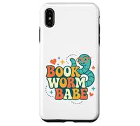 Livre Worm Babe Cute Reader Back to School Love Vintage Coque pour iPhone XS Max