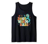 Livre Worm Babe Cute Reader Back to School Love Vintage Débardeur