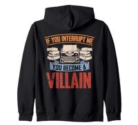 Livre Writer You Become Villain Auteur Livre Écriture Romancier Sweat à Capuche
