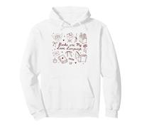 Livres Amour Lecture Saint Valentin Lire Amoureux de Livre Bookish Sweat à Capuche