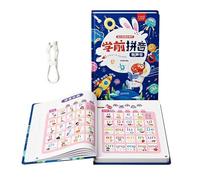 Livres audio chinois pour 19,6 x 26,6 cm - Livre audio interactif pour apprendre les mathématiques anglaises | Jouet éducatif électronique pour compétence de lecture | Activités étape par