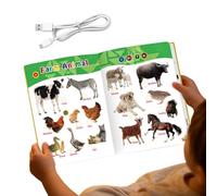 Livres audio pour 21 histoires 500 mots lecture interactive | Jouets éducatifs pour enfants pour anniversaire, carnaval, reconnaissance à la maison, temps de famille