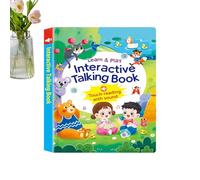 Livres audio pour électroniques rechargeables pour l'apprentissage | Livre de discours pour enfants d'âge préscolaire pour les enfants en voyage école voiture maternelle hôtel extérieur