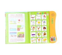 Livres avec son - Jouet éducatif bilingue sensible au toucher | Livre sonore interactif pour enfants, accessoires de jouet éducatif sensible au toucher | Lecteur vocal bilingue pour joueurs
