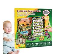 Livres bruyants pour - Livres sonores légers pour les tout-petits | Livres sonores de talc, livres interactifs espagnol, anglais, arabe, russe, livres de musique, jouets éducatifs pour