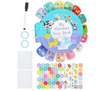 Livres d'activités pour , Alphabet Puzzle Livre | Lettres Learning Puzzle Book - Jeu d'orthographe des Mots éducatifs, activités d'apprentissage d'âge préscolaire pour l'école de Voyage dom