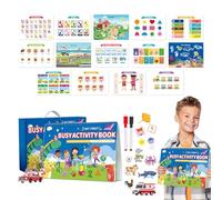 Livres d'activités pour | Jouets pour Le développement de la Petite enfance - Activités d'apprentissage préscolaire - pour l'emploi à la Maison, en déplacement dans la Voiture et