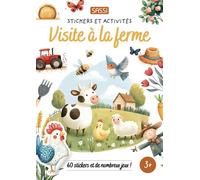 Livres d'activités. Visite à la ferme - Maria Sara Mabilia - Sassi - broché - Document jeunesse